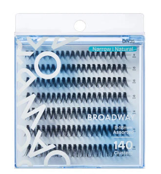 Broadway Wide Narrow Lashes – DIY Customizable Extensions (70–140 pcs) – DIY35 - ANNS BEAUTY SUPPLY